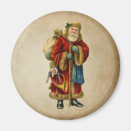Vintage jul Gamla Jultomten Magnet