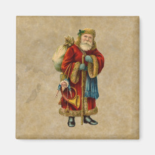 Vintage jul Gamla Jultomten Magnet