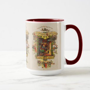 Vintage jul Hälsning Mugg