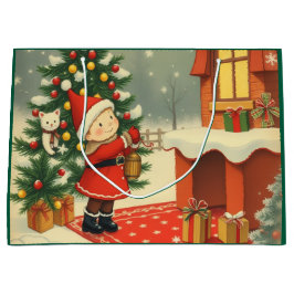 Vintage jul Illustration