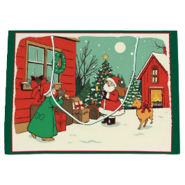 Vintage jul Illustration