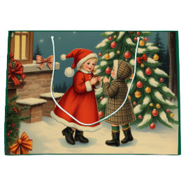 Vintage jul Illustration