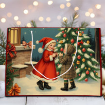 Vintage jul Illustration