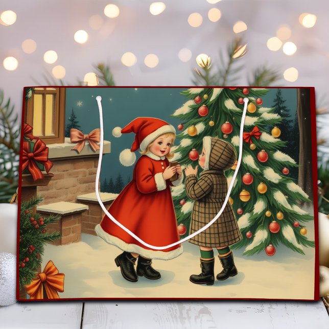 Vintage jul Illustration (Skapare uppladdad)