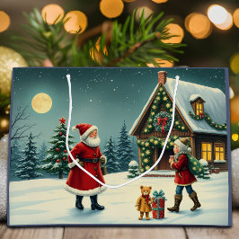Vintage jul Illustration