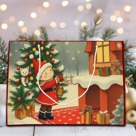 Vintage jul Illustration