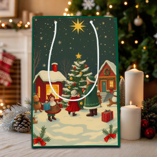 Vintage jul Illustration