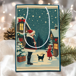 Vintage jul Illustration