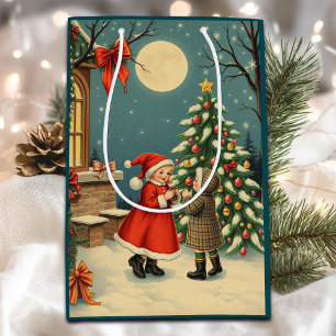 Vintage jul Illustration