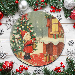 Vintage jul Illustration
