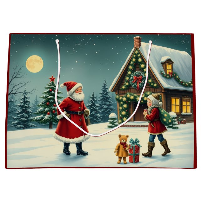 Vintage jul Illustration (Framsidan)