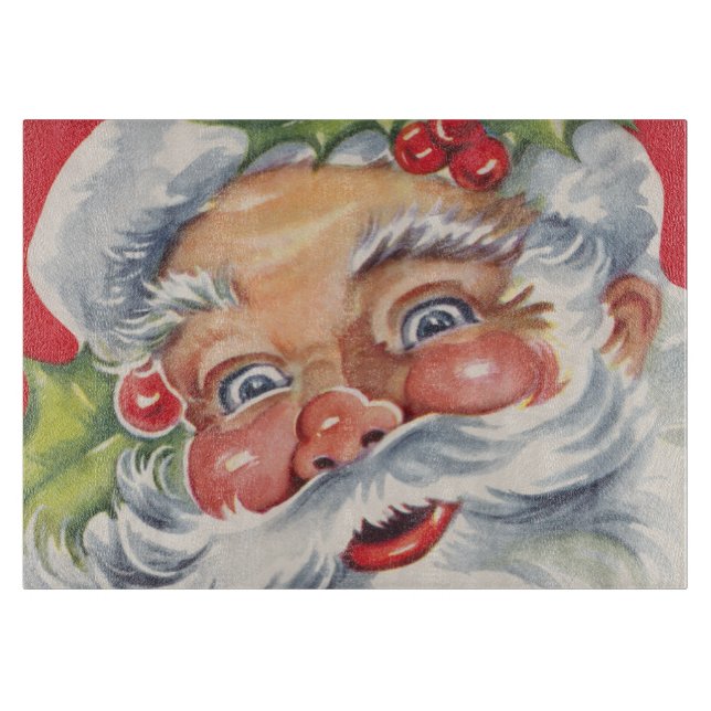 Vintage jul, Jolly Jultomten med Hat (Framsidan)