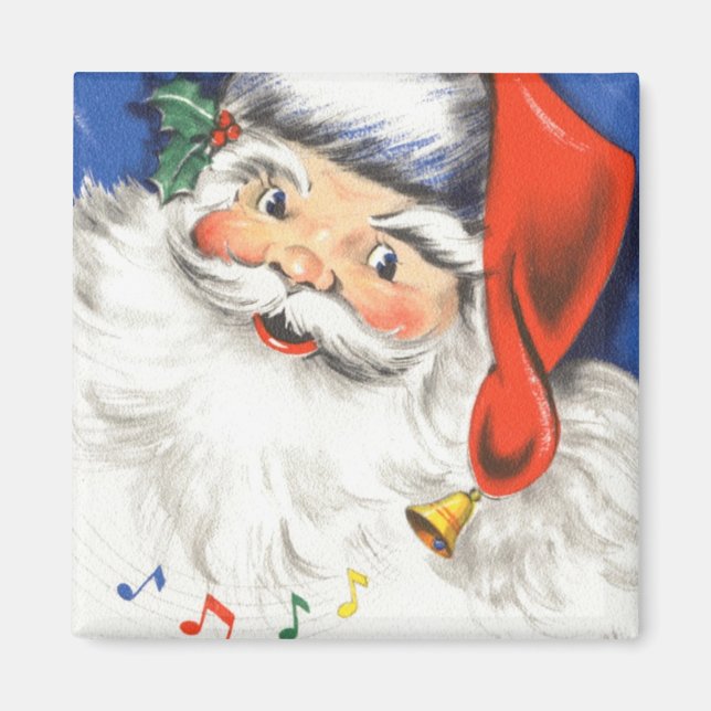 Vintage jul, Jolly Jultomten med Music Magnet (Framsidan)