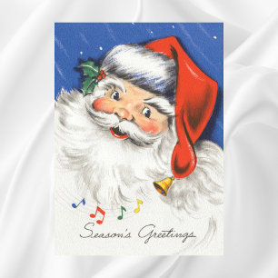 Vintage jul, Jolly Jultomten med Music Poster