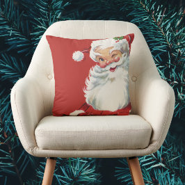 Vintage jul, Jolly Jultomten Winking Kudde