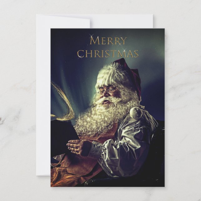 Vintage jul julkort (Framsida)