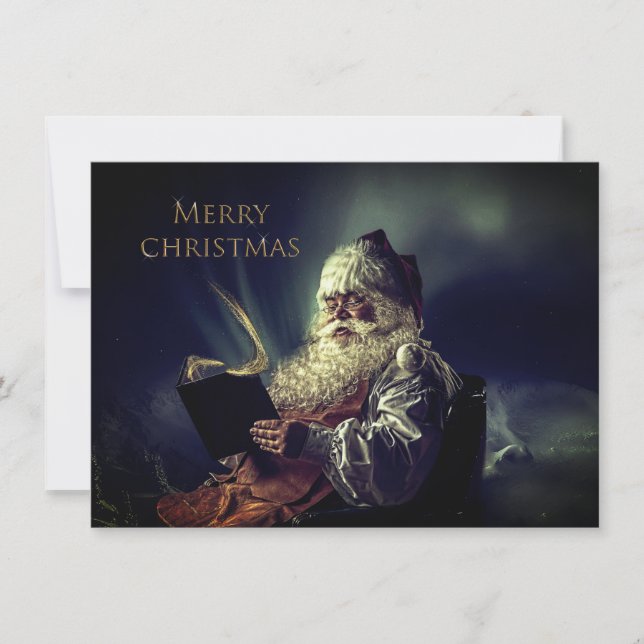 Vintage jul julkort (Framsida)