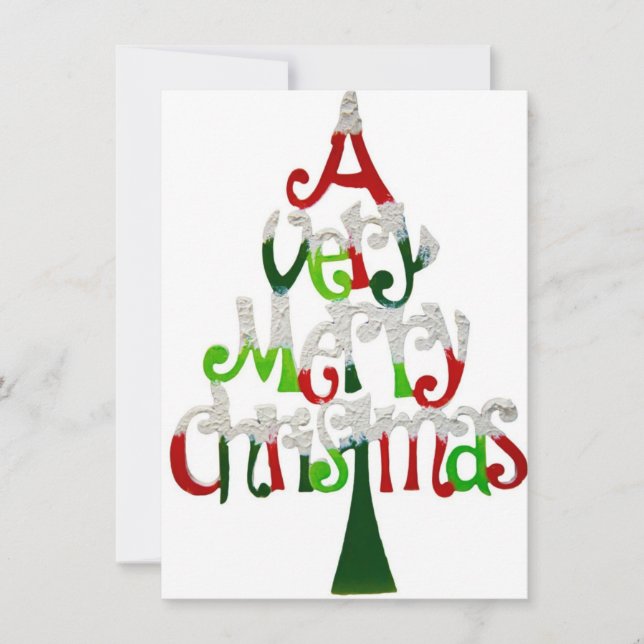 Vintage jul julkort (Framsida)