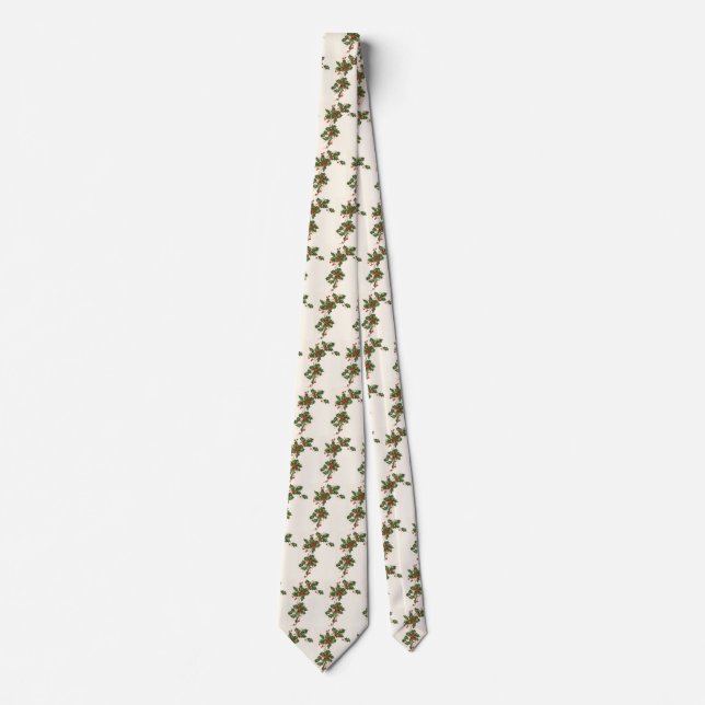 Vintage jul, jullycka med röda bär slips (Framsida)