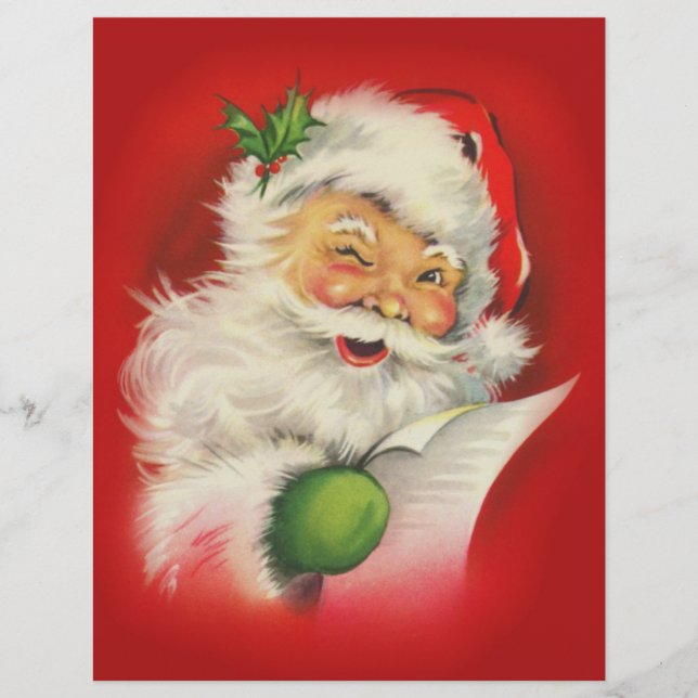 Vintage jul Jultomten (Framsida)