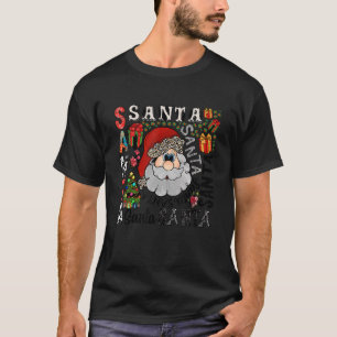 Vintage jul Jultomten Ansikte Gamla Fashiren 2 T Shirt