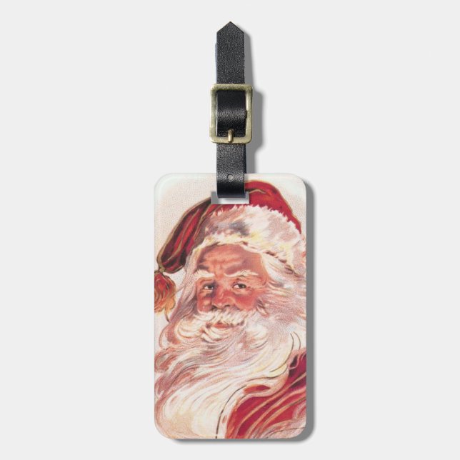 Vintage jul Jultomten Bagagebricka (Vertikal Framsida)