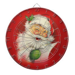 Vintage jul Jultomten Darttavla