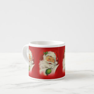 Vintage jul Jultomten Espressomugg