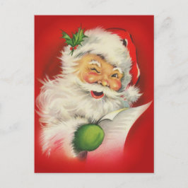 Vintage jul Jultomten Helg Vykort