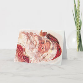 Vintage jul Jultomten Helgkort