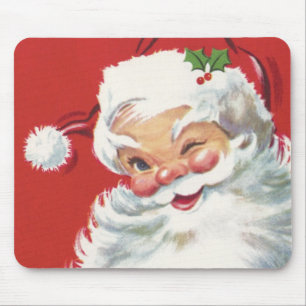Vintage jul Jultomten, Jolly och Winking Musmatta