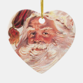 Vintage jul Jultomten Julgransprydnad Keramik