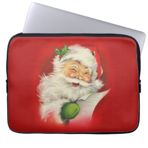 Vintage jul Jultomten Laptop Fodral