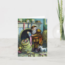 Vintage jul, Jultomten Leksaker Tack