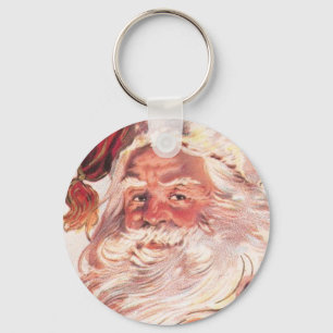 Vintage jul Jultomten Nyckelring