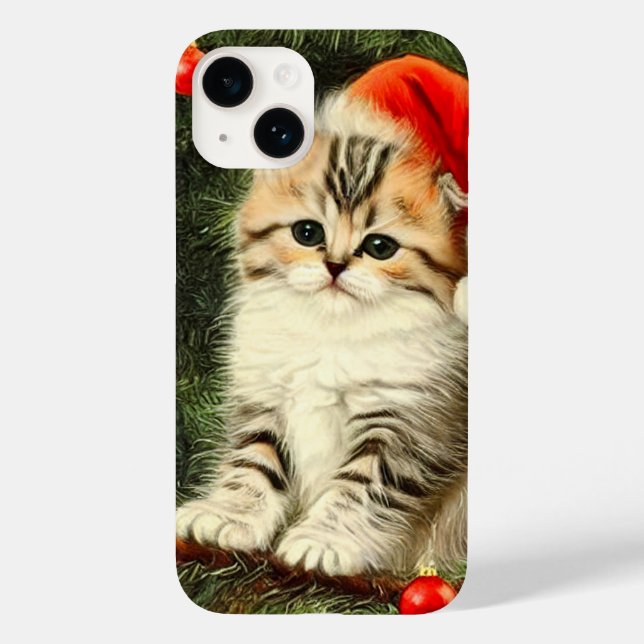 Vintage jul Kitten (Baksida)