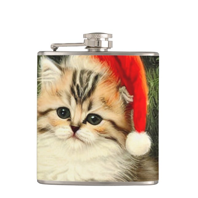 Vintage jul Kitten Fickplunta (Framsidan)
