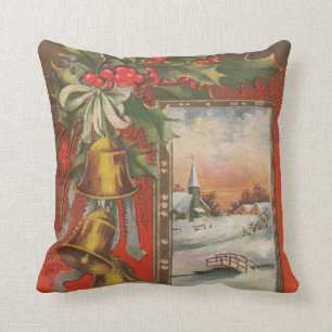 Vintage jul, Klockor och Winter Village Kudde