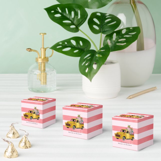 Vintage jul Lastbil Bröllop Presentaskar (Multipel)