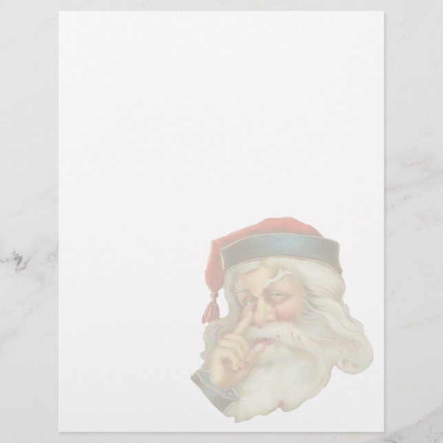 Vintage jul Letterhead Stationery (Framsida)