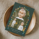 Vintage jul Ljus 3 Photo Arch Julkort<br><div class="desc">God jul Elegant Vintage jul Ljus 3 Photo Arch-Helgdagskort. Klicka på redigeringsknappen om du vill anpassa designen med fotot och text.</div>