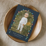 Vintage jul Ljus Photo Arch Julkort<br><div class="desc">God jul Elegant Vintage jul Ljus Photo Arch-Helgdagskort. Klicka på redigeringsknappen om du vill anpassa designen med fotot och text.</div>