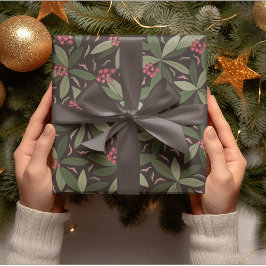 Vintage jul Mönster Presentpapper