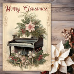 Vintage jul Music Grand Piano Greenery Helgkort<br><div class="desc">"Vintage jul Music Grand Piano Greenery-Helgdag" är ett tidlöst och elegant sätt att sprida glädje över helgdag. Det här kortet har en charmerande design av årgången juldekoration, komplett med ett piano omgivet av festlig grej. Med sin klassiska dragningskraft och sitt musikaliska tema framkallar detta kort det förgångna kristnas magi och...</div>