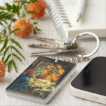 Vintage jul Natiativitet, Baby Jesus i Manger<br><div class="desc">Vintage illustrerar religiösans juldesign med en klassisk helgdag. En kristen religionscen med Mary,  Joseph och den nye Jesus Kristus i manger med lamm och får. Betlehem.</div>