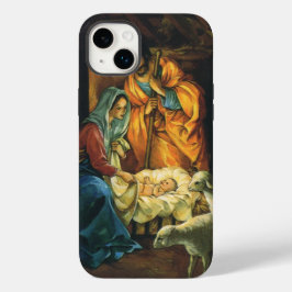 Vintage jul Natiativitet, Baby Jesus i Manger