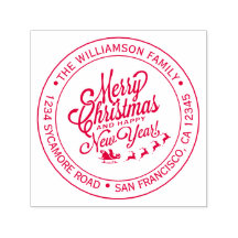 Vintage jul - nyårsomgång Returadress