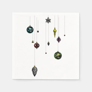 Vintage jul Ornaments 31 Pappersservett