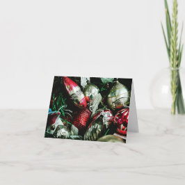 Vintage jul Ornaments Fortfarande Life Helgkort