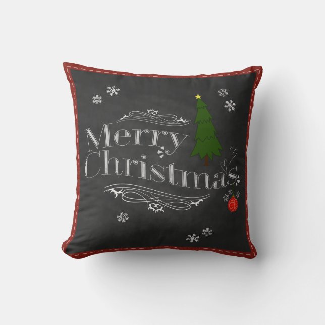 Vintage jul Pillow | Underbar Gift Idea! Kudde (Framsida)